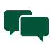 Chat with solid fill
